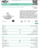 FABRILAMP PREMIUM  Ventilador 72w Dc Kai Blanco 3 Aspas Transp. 6 Vel. 3 Colores 43/58x50/107 C/remoto,memoria Y temp. 6120lm. Incluye mando a distancia y dos tijas de 10 y 25 centímetro Productos originales calidad de confianza - details 4
