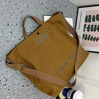 Bolso De Hombro Para Mujer De Lona De Alta Calidad 2023 Bolsa De Compras Estudiantes Bolso De Libros De Algodón Gran Tote Para Niñas Monedero - details 27
