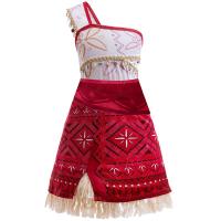 Disfraz De Princesa Moana Para Niñas Conjunto De Cosplay Con Vestido Y Accesorios Estilo De Cumpleaños Regalo Para Niñas De 4 a 6 Años - details 1
