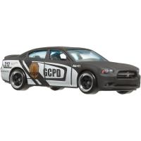 Dodge Charger RT 2011 policia Batman Hot Wheels escala 1/64 Mattel - details 1