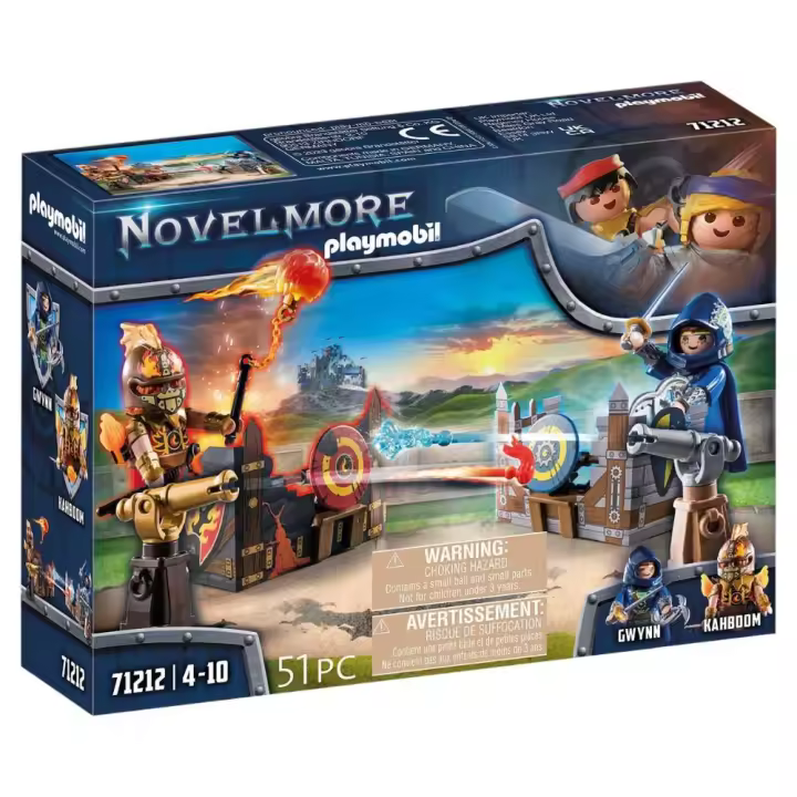 Playmobil Novelmore vs Burnham Raiders - duelo de Gwynn y Kaboom (71212) figuras batalla soldados medievales - 1