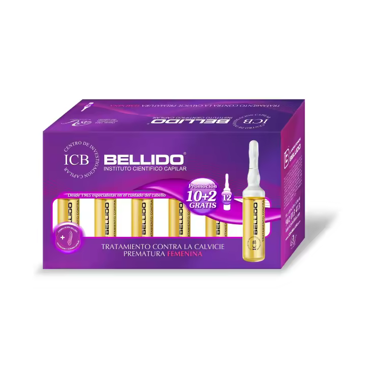 Tratamiento Calvicie Prematura FORMULA MUJER ICB Bellido - 1