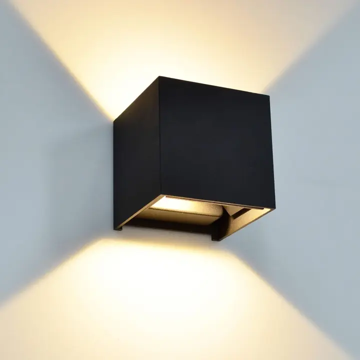 Lámpara de pared LED, lámpara de pared Moderna de 12 W con diseño de Diámetro de haz ajustable, lámpara de pared de Aluminio Blanco cálido 3000 K para Sala de estar, dormitorio, pasillo, chimenea y Escalera [Energía] - 1