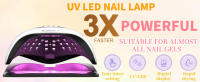 Lámpara Profesional UV LED Para Uñas Con 45 Lámparas LED Secado Rápido De Polvo De Uñas Tiempo De Programación De 4 Opciones - details 1