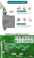 Controlador De Riego Inteligente Tuya Zigbee Con Timer Y Grabador De Flujo De Agua Sistema De Riega Drip Protección Contra Inundaciones IP66 - details 12