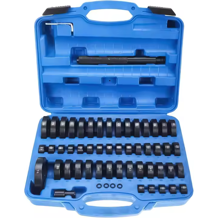 JOMAFA - Juego extractor e instalador de rodamientos y cojinetes, rodamientos de bujes y retenes universal, 52 piezas - 1348 - 1