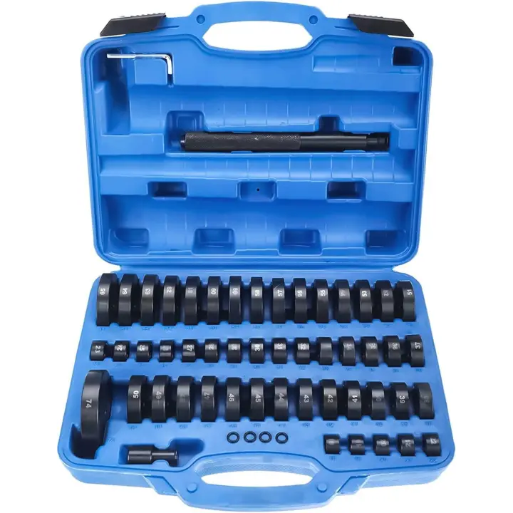 JOMAFA - Juego extractor e instalador de rodamientos y cojinetes, rodamientos de bujes y retenes universal, 52 piezas - 1348 - 1