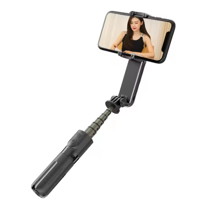 Soporte de Mano para Selfie Stick Gimbal Estabilizador para Teléfono Móvil Acción Cámara Inteligente Montaje de Teléfono Móvil - 1