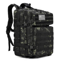 Mochila Militar 45L Impermeable Táctica Mochila Molle Mochilas Gran Paquete de Asalto para Senderismo al aire libre, Camping, Senderismo, etc - details 8
