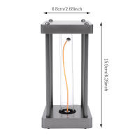 Lámpara De Mesa LED Táctil Cuadrada Creativa Luz Nocturna Cuantum Para Dormitorio Estudio Lectura Cuidado Ocular Con Tipo-C Decorativo - details 3
