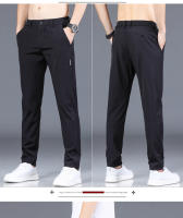 Pantalones Casuales Para Hombre Mingyu Verano Cintura Media Ajustados Elasticidad Negro Verde Gris Ligero Talla 28-38 - details 12