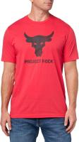 Camiseta De Algodón Puro Para Hombre Con Estampado Project Rock Payoff Manga Corta Ropa Casual Transpirable Y Ligera Para Primavera Y Verano - details 1