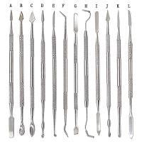 Kit De 12 Piezas De Cuchillos Para Cera Herramientas De Modelado Metálico Para Escultura De Arcilla Joyería Dental Y Cerámica - details 1