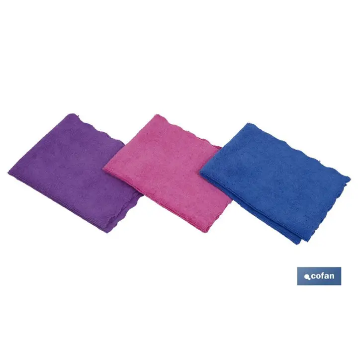 Bayeta Multiusos de Microfibra 30x30cm – Pack de 3 Unidades | Limpieza Eficiente y Sin Esfuerzo - 1