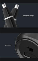 Afeitadora Eléctrica Para Nariz Y Orejas Recargable Lavable Herramientas De Afeitar Automática Para Hombres Peluca Facia Y Cejas - details 9