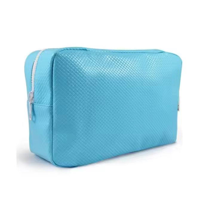 Neceser con Cremallera Azul Claro de Bolsas de Aseo y Cosméticos - 1