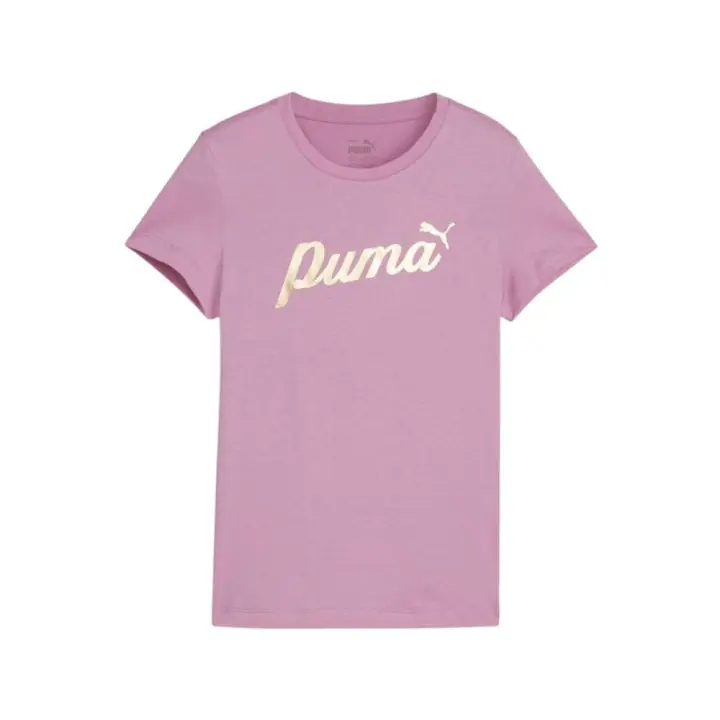 Puma – Ess+ Script 682778-48 – Camiseta De Manga Corta 100% Algodón - Niña - 1
