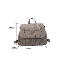 Bolso De Diaper Impermeable Para Mujeres Embarazadas Y Recién Nacidos Bolsa De Hospital Y Viaje Adecuada Para Madres Y Bebés Compatible Con Carrito De Compras - details 14