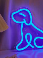 Chi-Buy 1PC Signo Neón LED En Forma De Perro USB Para Decoración De Pared De Habitación Luz Neón Adecuada Para Fiestas Y Regalos - details 2