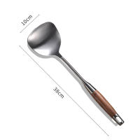 Conjunto De Utensilios De Cocina Leeseph 304 Acero Inoxidable Tamizante Cuchara De Sopa Y Servidor De Pasta Tres Piezas Herramientas Ecológicas Para Cocina - details 2