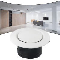 Cubierta de rejilla de ventilación de aire caliente, salida de escape montable, fácil difusor, aire acondicionado Central, ABS, Tuyere, accesorio de techo - details 11