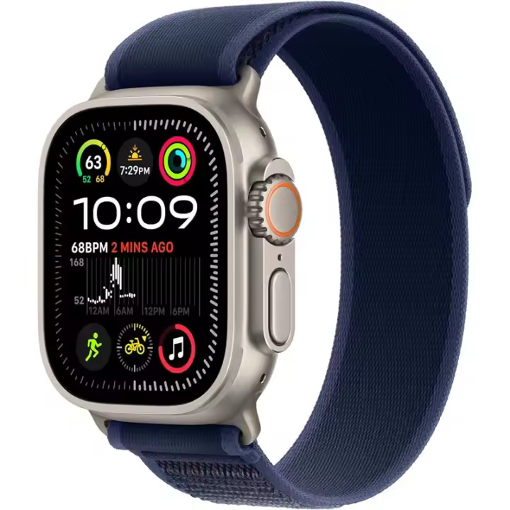 Apple Watch Ultra 2 GPS Cellular Ca 49 mm Titanio con correa Trail Loop azul talla M/L - 1