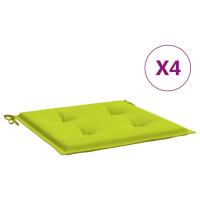 vidaXL Cojín silla jardín respaldo bajo 4 uds tela Oxford Color Crema,  Rojo,  Azul real y mas Cojín Decorativo de Asiento Cojines de muebles de salon - details 1