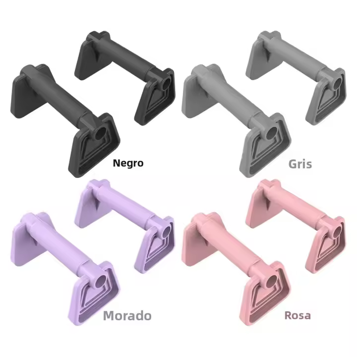 2Pcs Soporte De Empuje En Pared Antideslizante Para Ejercicios De Piso Resistente Y Duradero Para Entrenamiento De Fuerza - 1