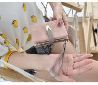 Monedero Mujer Corto Otoño Invierno Nueva Retro EU Y AM Nueva Monedero De Cuero PU Mate Moda Sencilla Conveniente - details 12
