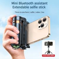 Mini Driepoot Palanca De Autoconexión Bluetooth Portátil Soporte Para Teléfono Móvil Vlog Fotografía Con Control Remoto - details 0