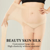 Kave Medias Transparentes De Talla Grande Para Mujer Negro Elásticas Superiores Medias Largas De Moda Suaves Y Cómodas - details 2