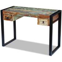 vidaXL Escritorio de madera maciza reciclada - details 7