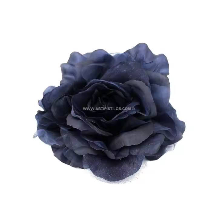 Broche Decorativo Flor de Tela Vega 20 Cm Diámetro - 1