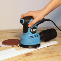 TASP Máquina De Lijar Orbital Aleatoria 300W Con Velocidad Variable Y Contenedor De Polvo Híbrido Y 5 Hojas De Lija De 125mm Para Bricolaje En Madera - details 0