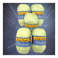 Lote 5 ovillos BABY LUZ de lana fina para tejer, marca LANAS LUZ COLOR - details 0