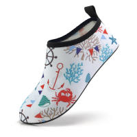 Zapatos De Natación Para Niños Con Diseño Colorido Y Estampado Suela Delgada Para Playa Y Ríos Zapatos Deportivos Transpirables Y Impermeables Talla True Fit Material Superior Mesh - details 9
