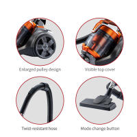 Aspirador cilíndrico multifunción sin bolsa para el hogar, 3600W Alta potencia Cable de 5M Diseño silencioso Máquina de limpieza Electrodoméstico - details 1