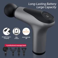 Mini pistola de masaje, masajeador muscular pequeño, masajeador portátil, pistola de masaje de percusión, compacta y ligera, recarga tipo - c, regalo de relajación para todo el cuerpo y la espalda, adecuado para hombres y mujeres - details 4