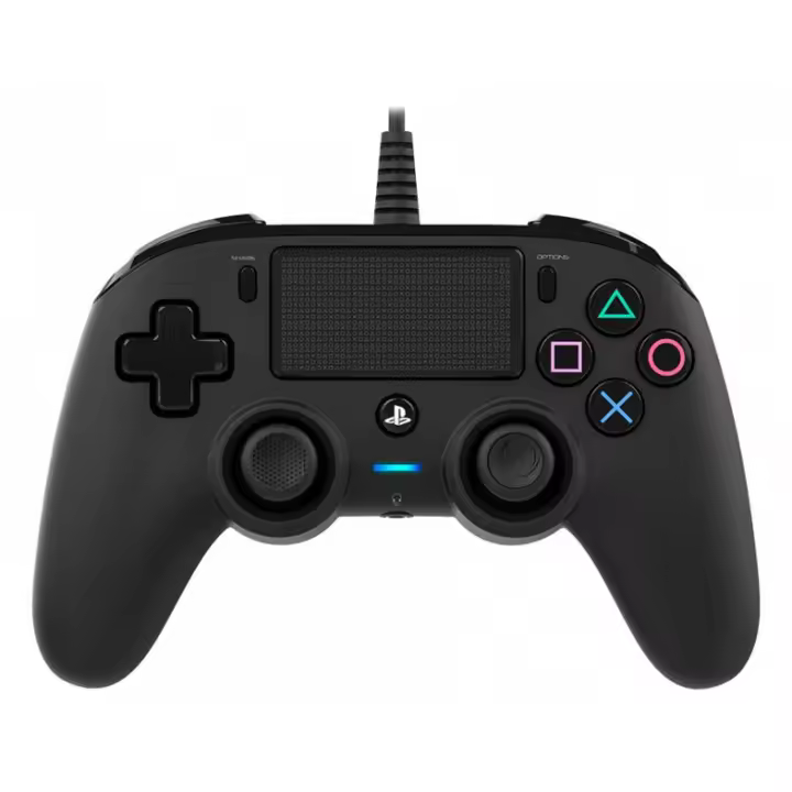 NACON PS4OFCPADBLACK, Gamepad, PlayStation 4, Analógico/Digital, Share, Alámbrico, 3 m - 1
