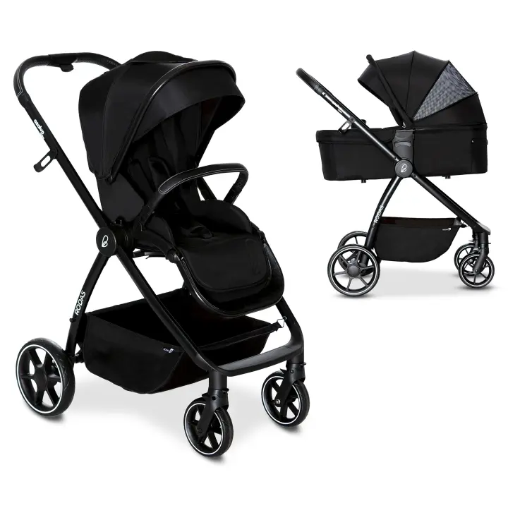 Asalvo Silla de Paseo Duo Rodas – Sistema Modular 2 en 1, Con Capazo y Silla de Paseo Reversible, Plegado Compacto y Ruedas con Suspensión para Bebés hasta 22 kg - 1