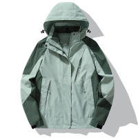 Chaqueta De Moda Trenzada De Poliéster Para Hombres Impermeable Y a Prueba De Viento Para Actividades Al Aire Libre Y Deportes En Primavera Y Otoño Con Capucha Desmontable - details 17