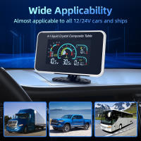 Medidor De Nivel De Combustible Y Presión Del Aceite Para Coche Con Sensor De Nivel De Combustible Y Temperatura Del Agua 4 En 1 Digital LCD 12V24V - details 3