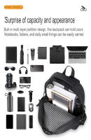 Mochila Grande Multifuncional Impermeable Para Viaje Deportivo Y Negocios Con Bolsillo Para Computadora Antirrobo Para Hombres - details 11