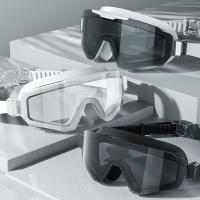 Nuevos Gafas De Natación Estilosas Con Marco Grande Protección UV Impermeables Visión HD Para Adultos Hombres Y Mujeres - details 9