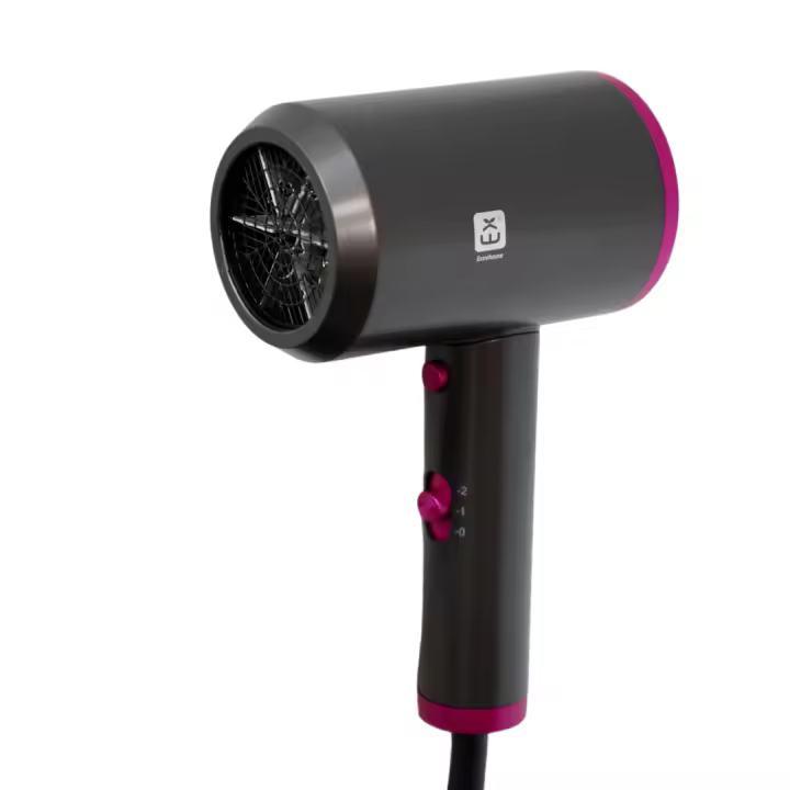 Secadora de Pelo Profesional de dos potencias a 1600W-2000W - Diseño Elegante, Potente y Compacto | Boquilla Giratoria 360º | Cable de 1.8m con una funda protectora | Motor DC de alta velocidad | Al Mejor Precio - ExtraHouse - 1