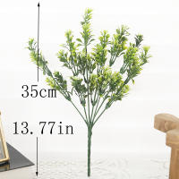 Planta Artificial De Plástico Milanera Falso Brotes Hojas Para Decoración De Hogar Oficina Jardín Bodas Fiesta Suministros DIY - details 1
