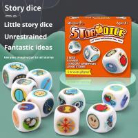 Juego De Dados De Acrílico Juego De Lectura Y Historias Para Mejorar La Lógica Y El Lenguaje Juego De Fiesta Para Adultos - details 8