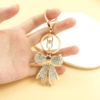 Llavero De Mujer Con Diamantes En Forma De Borla Accesorios Para Bolso Y Llaves Estilo Kpop Romántico Y Dulce Aleación De Zinc Para Coche Interior - details 3