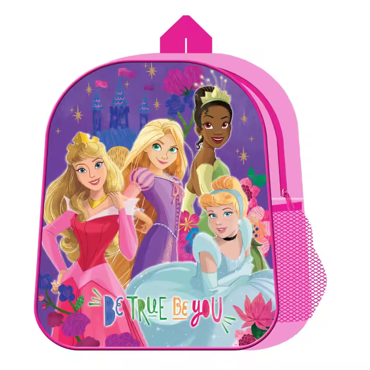 Mochila 31Cm Princesas 31x26x10cm C/ Bolsillo - 1