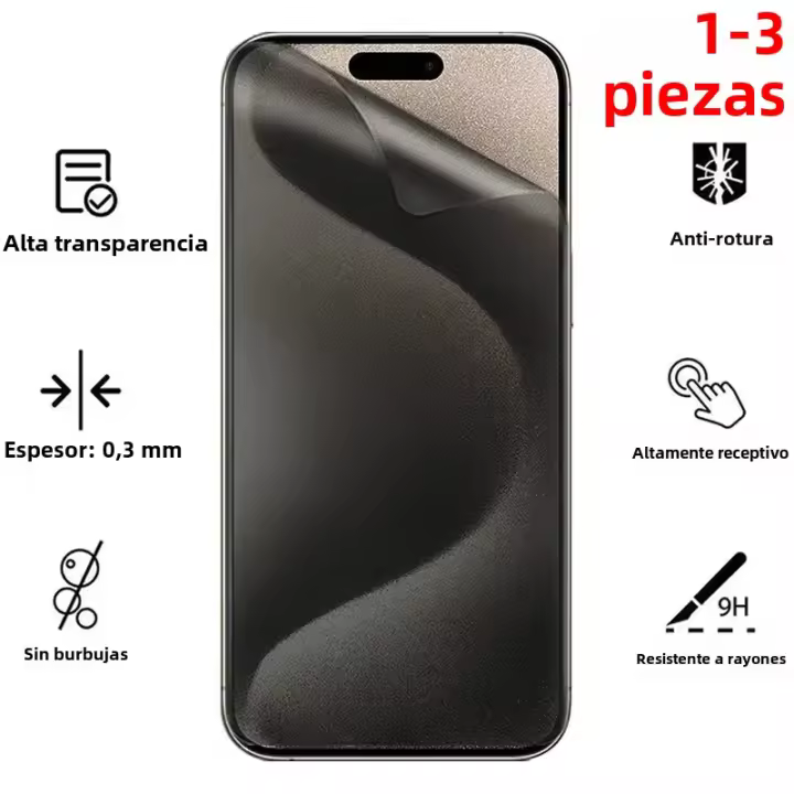 Protector De Pantalla Hydrogel Para iPhone 14 13 12 11 15 Pro Max Compatible Con iPhone 14 15 Plus 13 12 Pro Anti-Spy Privacidad Anti-Peeping - 1